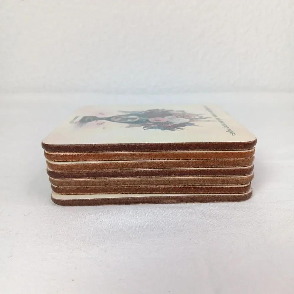 Glynda Turley Art Cork Coasters Ecclesiastes 3.1 KJV Season and Purpose Quote